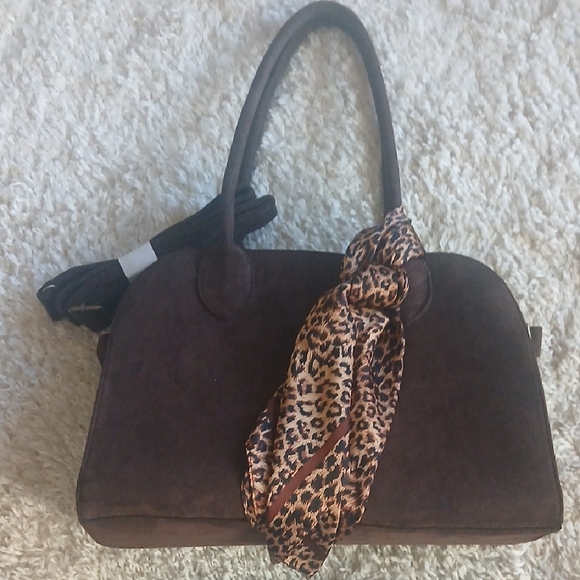 Handbags - Brown Suede Purse
